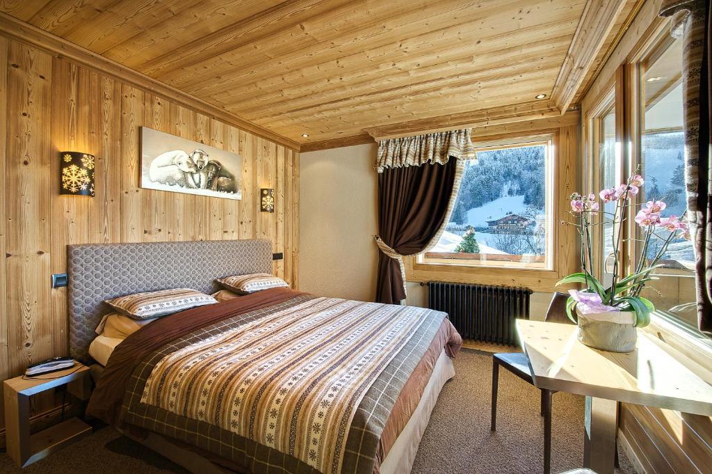 Hotel-Chalet Les Ecureuils Restaurant, Piscine, Garage رون - ألب الغرفة الصورة